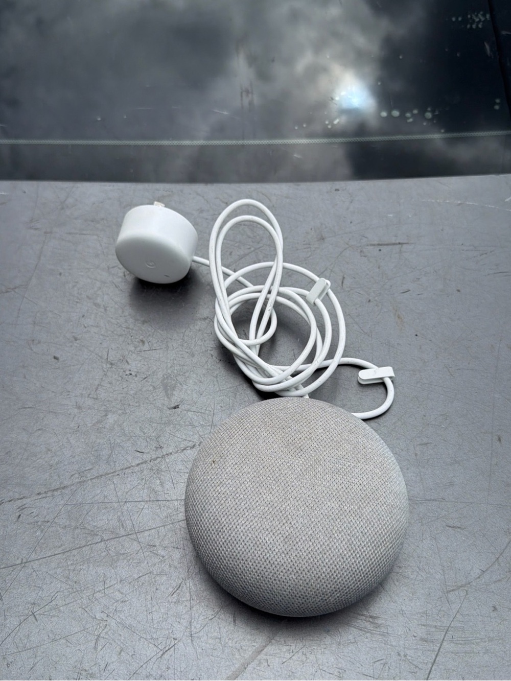 Google Home Nest Mini Smart Speaker w/ Google Assistant - Chalk (Model H0A)